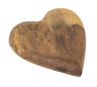 Statuette décoration en bois marron 16x14x4 5 cm