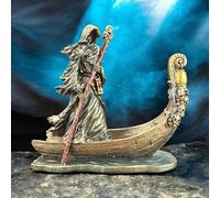 Statuette Decoration - Le petit Charon, celui qui fait traverser les âmes à travers le Styx - Figurine Decoration Noel Bronze Sculpture Statue Cadeau Homme Cadeau Femme Décoration Salon
