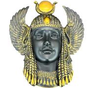 Statuette Decoration - Masque de la déesse égyptienne Isis - Isis, patronne du mariage - Figurine Decoration Noel Bronze Sculpture Statue Cadeau Homme Cadeau Femme Décoration Salon