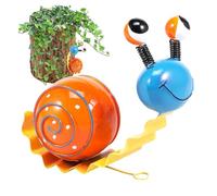 Statuette décorative Escargot de jardin Statuette décorative Escargot pour jardin, Statue d'escargot, Ornement de jardin, Petite sculpture en fer résistant, art de cour pour animaux