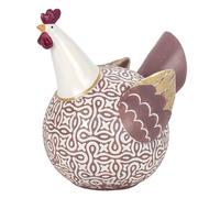 Statuette décorative Signes Grimalt poule en résine - 17 x 13 x 20 cm