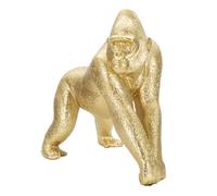 Statuette Design en Résine "Gorille" 24cm Or