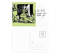 Statuette Dieu Art Déco Carte postale Carte postale Personnes importantes Anniversaire