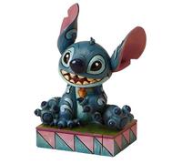Disney – Statuette Lilo et Stitch (Disney Traditions) – Stitch assis et souriant
