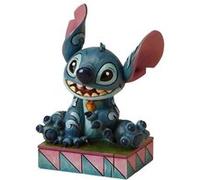 Statuette - Lilo Et Stitch - Disney Traditions Stitch Assis Et Souriant