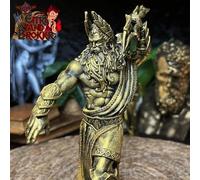 Statuette du Dieu Grec Zeus 20 cm - Patine Or