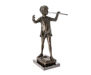 Statuette en bronze statue figure Peter Pan après George Frampton réplique