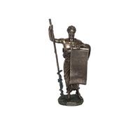 Statuette en polyrésine Hippocrate aspect bronze