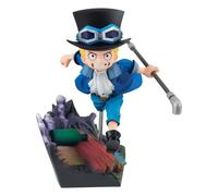 Statuette en PVC Megahouse One Piece G.E.M. Series Sabo Run! Run! Run! Bleu 13 cm