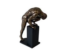 Statuette en résine Homme nu 34 cm