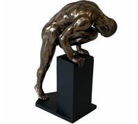 Statuette en résine Homme nu 34 cm