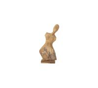 Statuette en teck beige, buste femme, sculptée à la main, pièce unique - Bloomingville, Lenoa - H70 cm