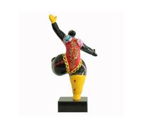 Statuette femme danseuse en résine peintures multicolores H33cm - BALERINA 05 -
