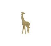 Statuette Girafe Déco en Polyrésine 40cm Or