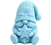 Statuette Gnome De Noël Centre De Table Mignon Imprimé En 3D Saisonnier | Sculptures De Gnomes De Noël Pour Salon Chambre Bibliothèque Entrée Meuble Rangement Rebord De Fenêtre Cheminée