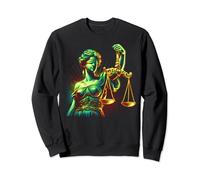 Statuette historique La Dame Justice Francfort Allemagne Sweatshirt
