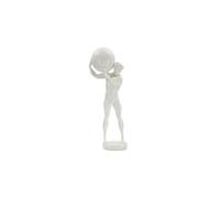 Statuette homme athlétique en polyrésine 50cm Blanc