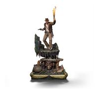 Iron Studios Statue de collection Indiana Jones Deluxe - Indiana Jones - Art Scale 1/10 Polystone Multicolore 39,9 cm