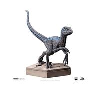 Jurassic World Icons Statue Velociraptor Blue 9 cm
