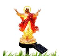 Statuette Jésus Christ Solaire Décoration chrétienne bénie imperméable