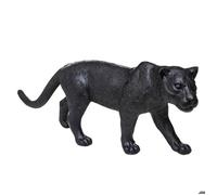 Statuette léopard résine noir H28cm - Atmosphera createur d'interieur - Noir