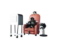 Statuette Les chats par Dubout 15 cm