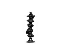 Plastoy Statuette Colonne de Schtroumpfs Résine Noir mat 50 cm