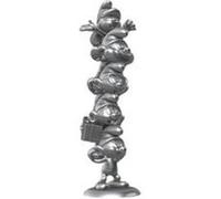 Statuette Les Schtroumpfs Resin Column Silver Limited Edition 50 cm G