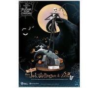 Statuette L'étrange Noël de Mr. Jack Master Craft Jack Skellington & Zero 39 cm G