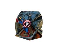McFarlane Toys - Marvel Captain America a l'echelle 1:10eme a collectionner avec scene (Captain America 100)