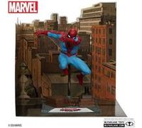McFarlane Marvel Spider-Man 1:10ème échelle de collection avec scène (The Amazing Spider-Man #38) Jouets d'étiquette dorée