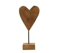 Statuette Mauro Ferretti Cuore Marron 15x10x35 cm