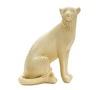 Statuette Mauro Ferretti Leopardo Doré 23x15,5x29 cm