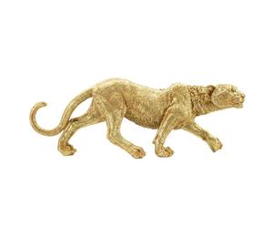 Statuette Mauro Ferretti Leopardo Shant Doré 89x21x33 cm