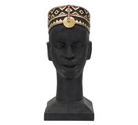Statuette Mauro Ferretti Masai Noir 25x25x56 cm