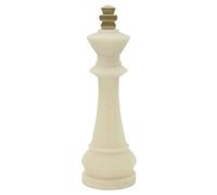 Statuette Mauro Ferretti Re Quarzy Blanc 13x41 cm