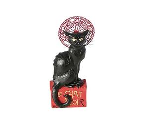 Statuette Mignature en résine Le chat Noir