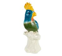 Statuette Oiseau en Céramique "Yucatan" 25cm Multicolore