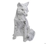 Atmosphera Créateur d'intérieur - Statuette Déco Origami "Renard" 25cm Blanc Blanc G