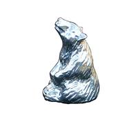 Statuette Ours, Porte-Bonheur Ours - Faite Main en Étain par William Sturt aux Étains de Jumilhac