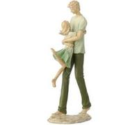 Statuette Père & Fille "Matcha" 35cm Vert Vert
