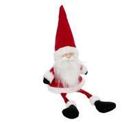 Atmosphera Créateur d'intérieur - Statuette Père Noël "Assis" 46cm Rouge G