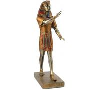 STATUETTE PHARAON D'EGYPTE - Décoration Egyptienne - H. 31 cm