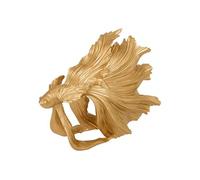 Atmosphera - Statuette Poisson jil doré 24,5x9,5cm