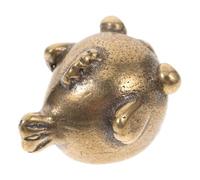 Statuette Poisson en Laiton Or, Design Créatif, Fait Main, Poli à Main | Résistante à Décoloration, Forme Poisson, pour Décoration Maison et Bureau