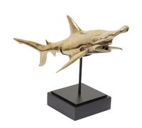 Statuette Pole To Pole Hammer Shark on Stand Doré TU