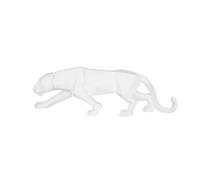 Statuette polyrésine Present Time Origami Panther Blanc 48x10,5x15 cm
