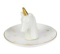 Statuette porte-bijoux Licorne étoilé BLANC G