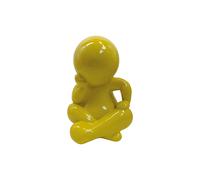 Present Time Décoration Amigo Sitting Large - Jaune doré - 24 x 21 x 34,8 cm - Autre - Plastique - Présentoir décoratif - Décoration pour salon et chambre à coucher