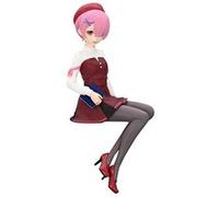 Statuette Re Zero Starting Life in Another World Noodle Stopper Ram Book Girl Ver 14 cm G